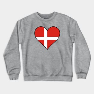 I Love Denmark Crewneck Sweatshirt